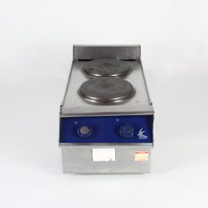 Double Ring Countertop Boiling Unit - W18"xD9.5"xH3" (46x24x7.5cm), 3kW