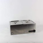 Bain Marie - 2 Square Pots, Dry Well (3Kw)